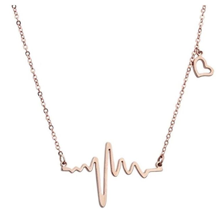 18k Heartbeat Necklace