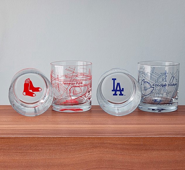 Baseball Park Glasses (Set of 2)