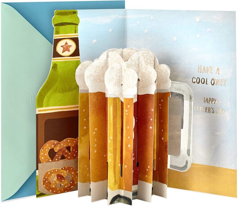 Beer-Themed Pop-Up Card