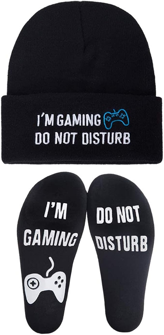 Gamer Socks Beanie Gifts for 14-Year-Old Boys Sure to Impress!