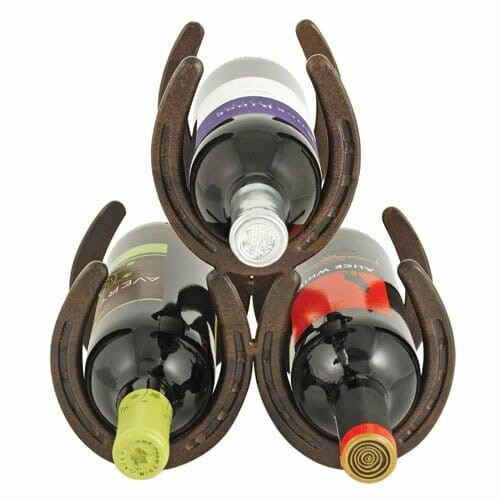 Horse Shoe Wine Rack