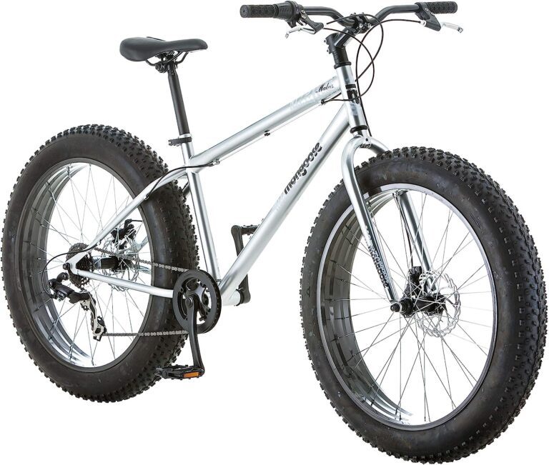 Mongoose Malus Mens and Women Fat Tire Mountain Bike -