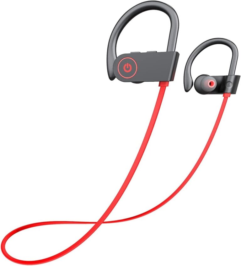 Otium Bluetooth Headphones, Wireless Earbuds IPX7 Waterproof Sports Earphones with Mic