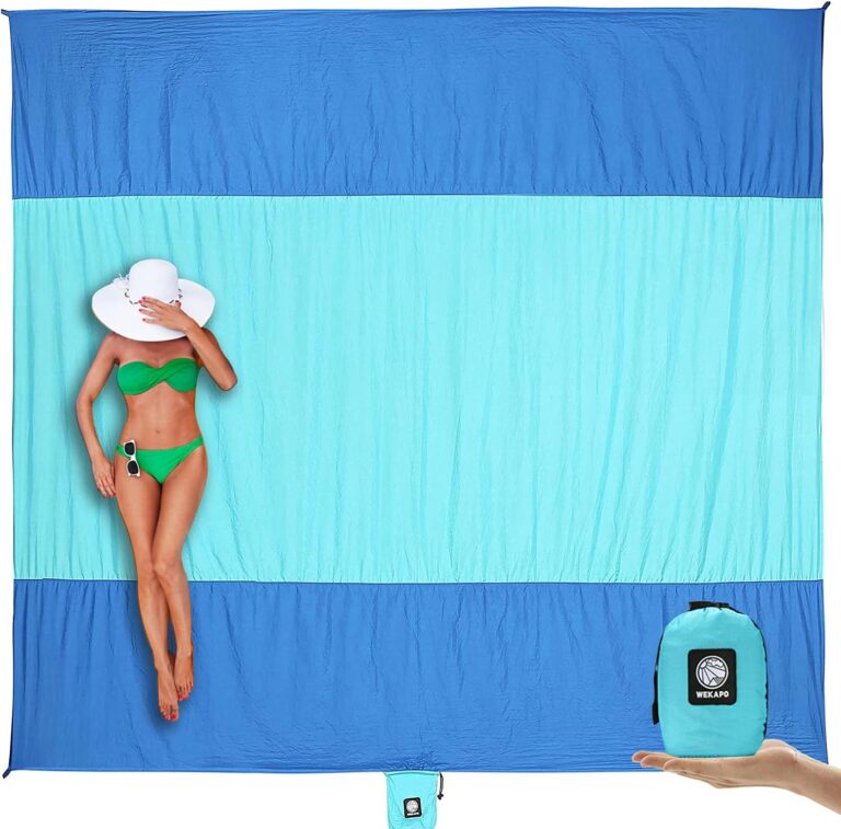 Gifts for the beach enthusiasts of Sun, Sand, and Surf with WEKAPO Beach Blanket Sandproof Sand and surf gift