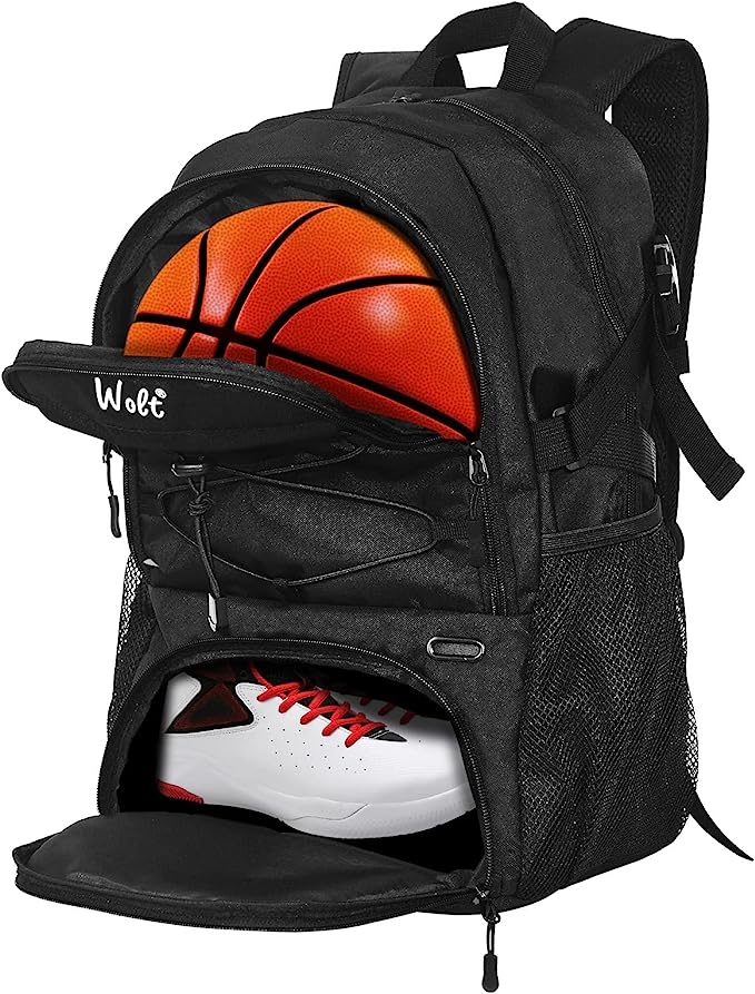 Dribble-Ready Basketball Backpack