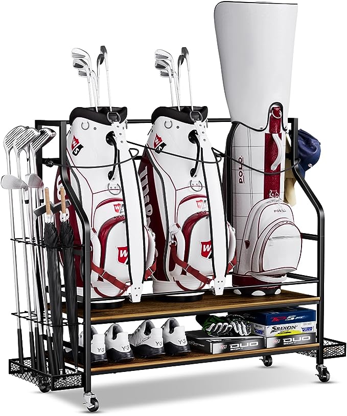 Golf Bag Organizer Rack