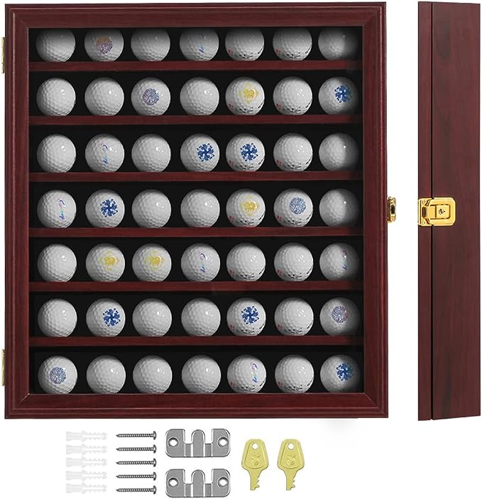 Golf Ball Collector's Cabinet