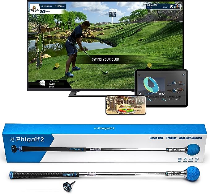 Golf Game Simulator with Swing Stick