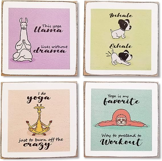 Yoga Coasters for the yoga